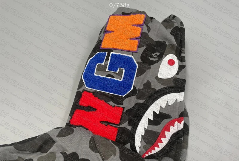 Bape Shark Gray XL 3