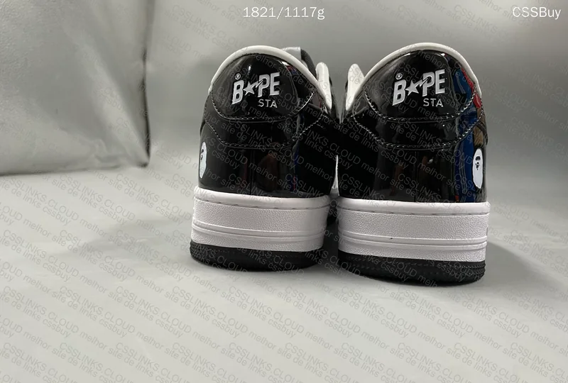 BAPE STA BLACK WHITE 2
