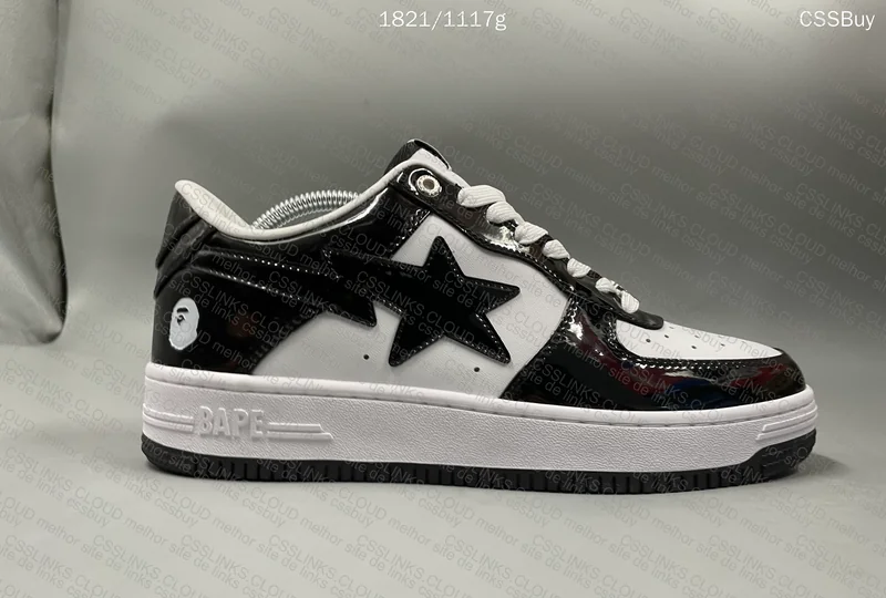 BAPE STA BLACK WHITE 3