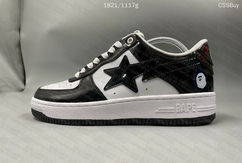 BAPE STA BLACK WHITE 5