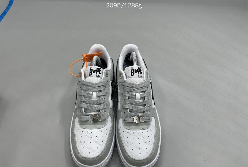 Bape Sta Low Grey Black
