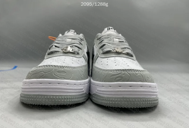 Bape Sta Low Grey Black 2