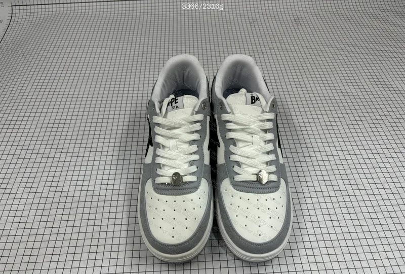 Bape Sta Low M2 White Grey
