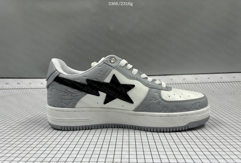 Bape Sta Low M2 White Grey 2