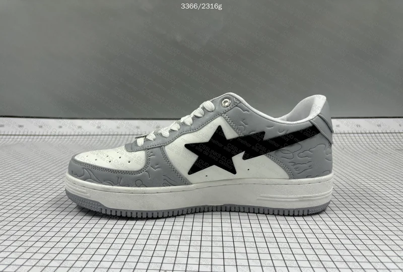 Bape Sta Low M2 White Grey 4