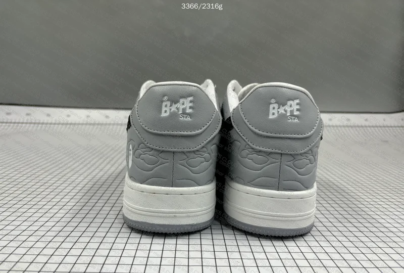 Bape Sta Low M2 White Grey 7
