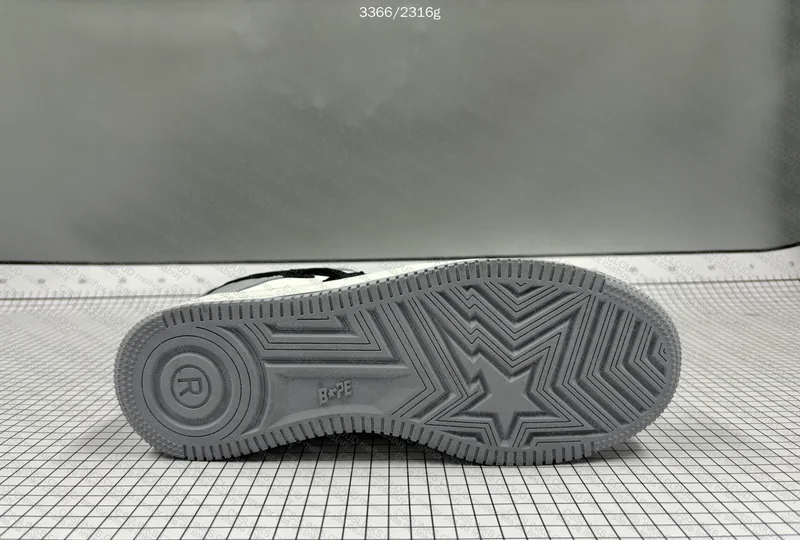 Bape Sta Low M2 White Grey 9