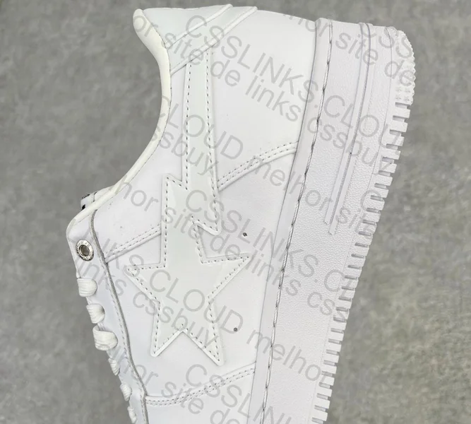 Bape STA Low "White Leather" 7