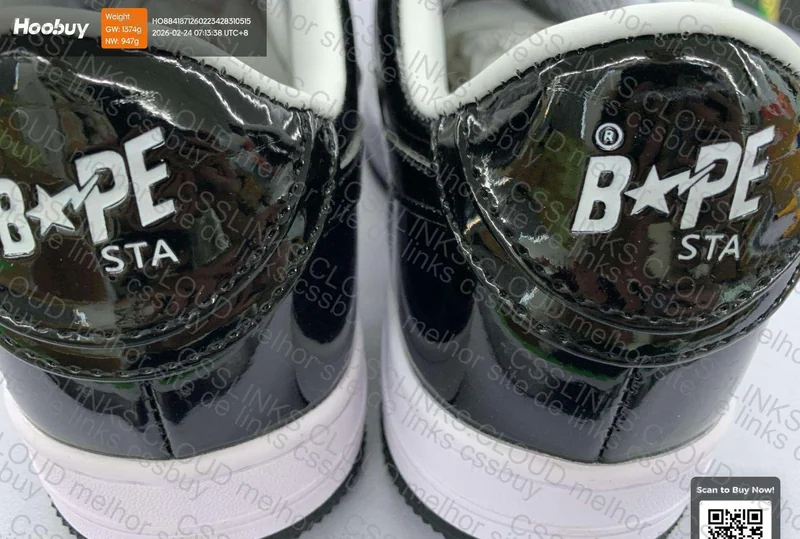 Bape Sta preto e branco 2