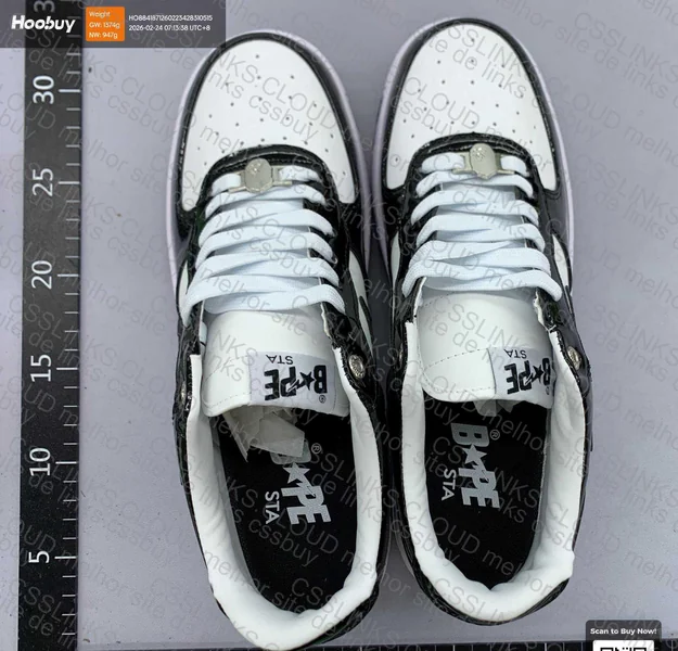 Bape Sta preto e branco 5