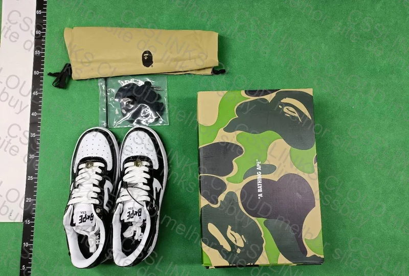 Bape STA Black and White, with Glue Marks