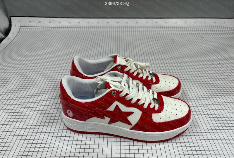 Bape Sta White Red Mirror 6