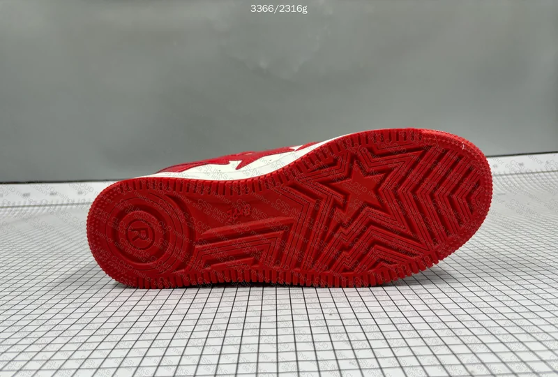 Bape Sta White Red Mirror 8