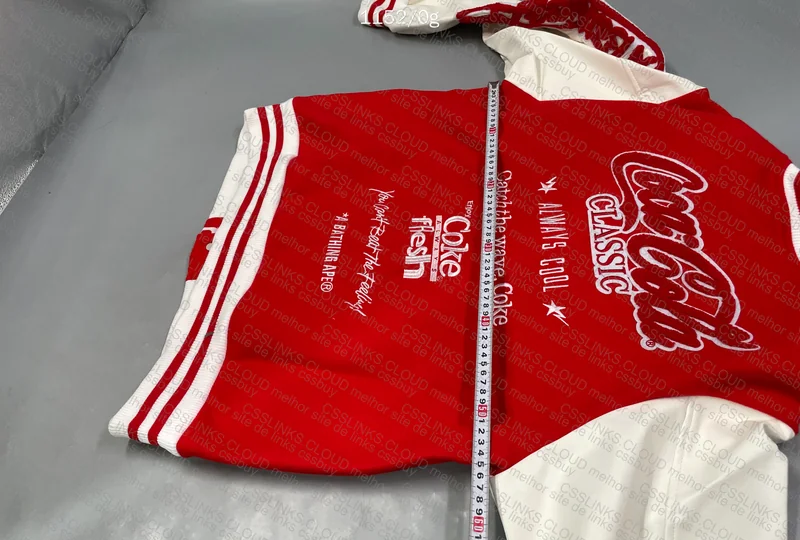 BAPE X COCA-COLA VARSITY JACKET RED 6