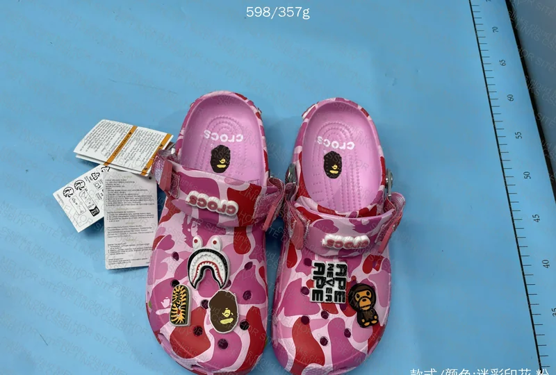 BAPE x Crocs Classic Clog Pink