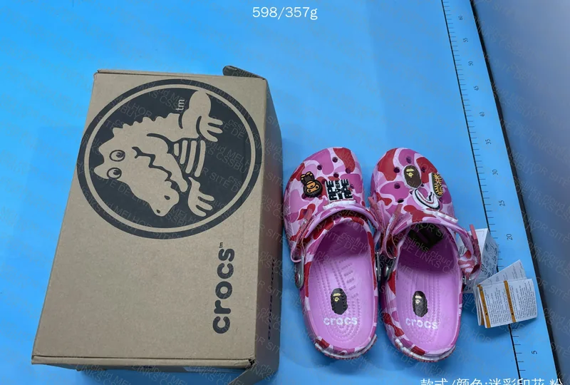 BAPE x Crocs Classic Clog Pink 6