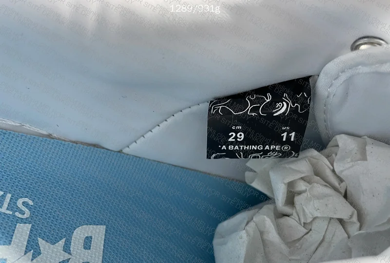 bapesta baby blue 7