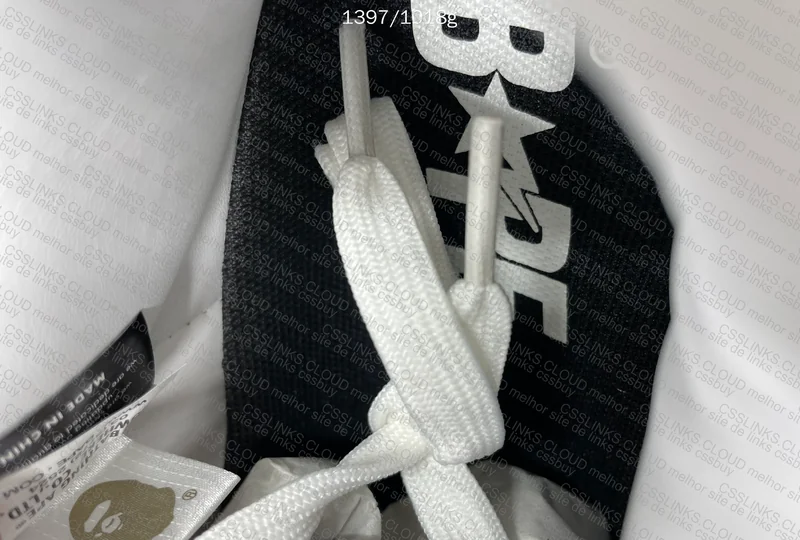 Bapesta black and white 3