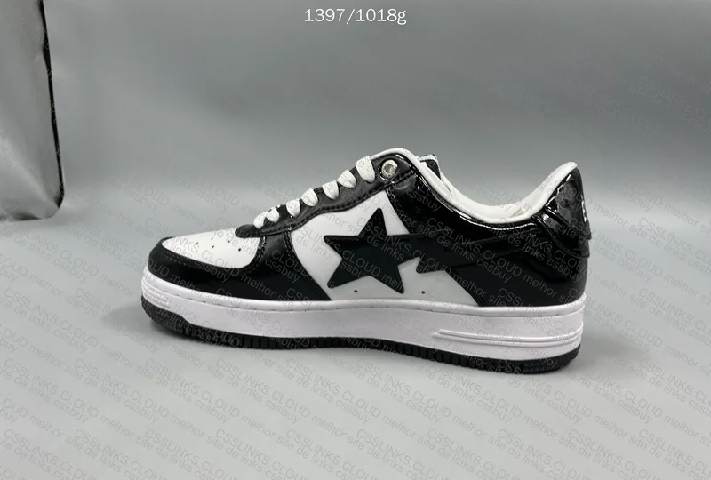 Bapesta black and white 6