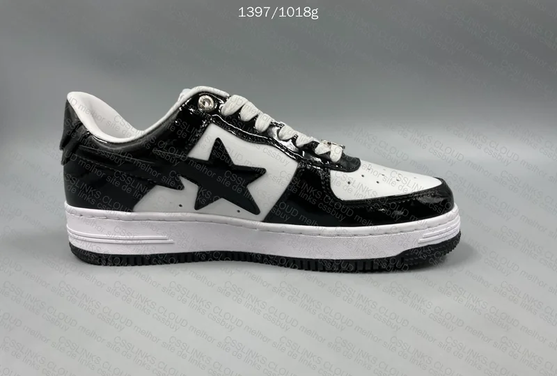 Bapesta black and white 9