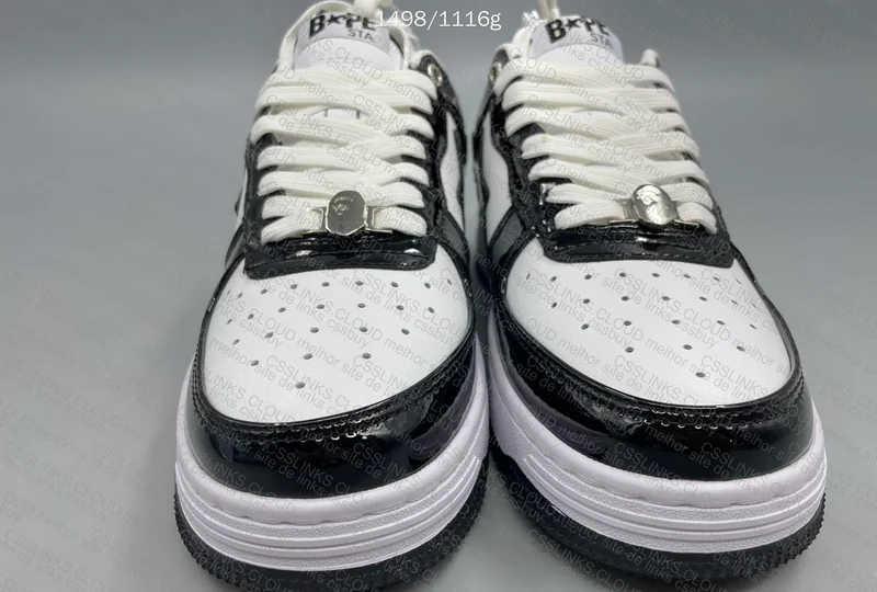 Bapesta black and white 3