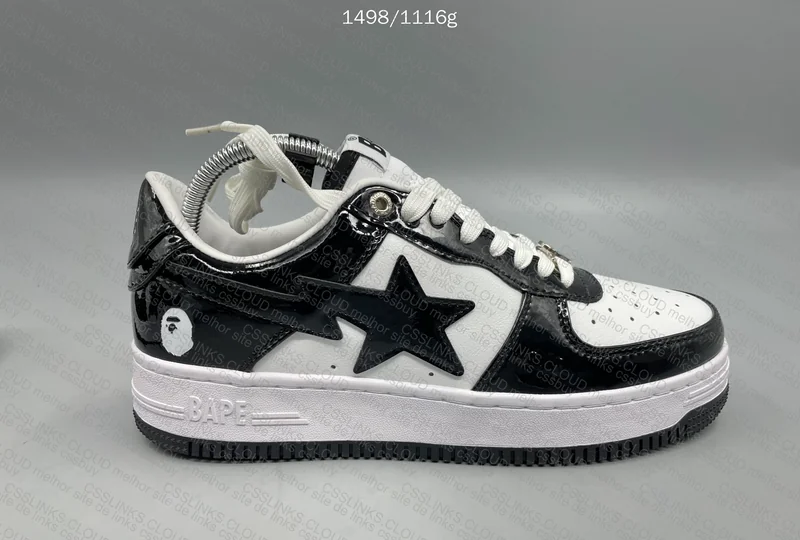 Bapesta black and white 6