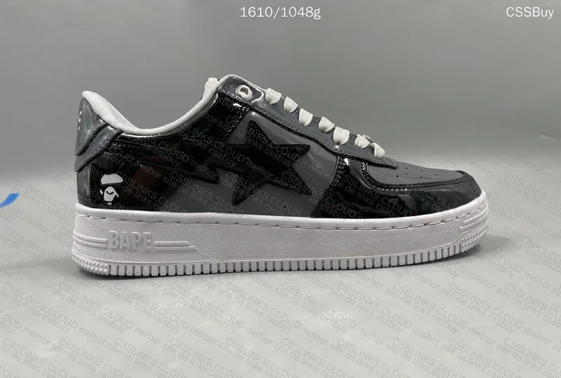 BAPESTA Black/Grey 7