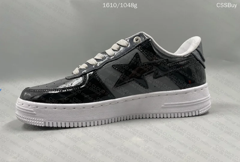 BAPESTA Black/Grey 8