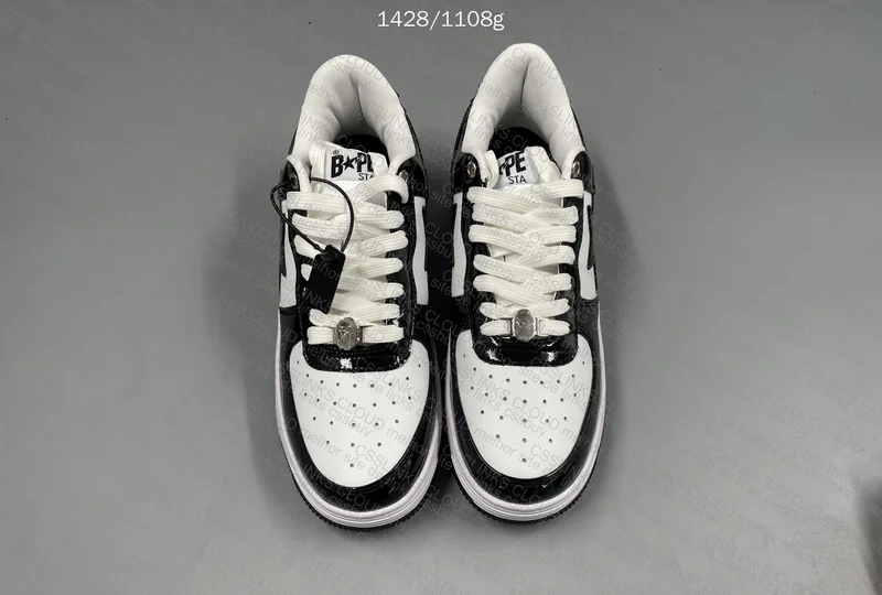 BapeSta Black/White 6