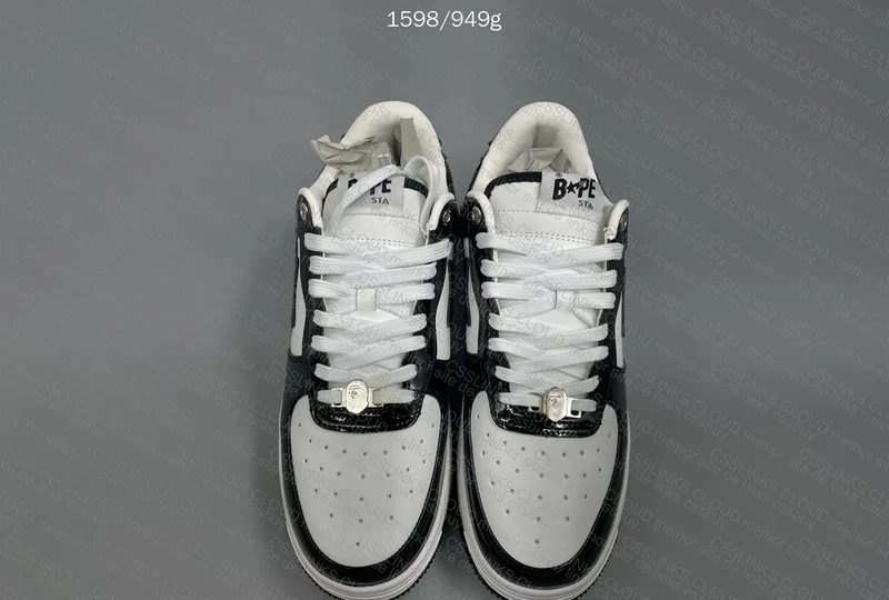 Bapesta black/white