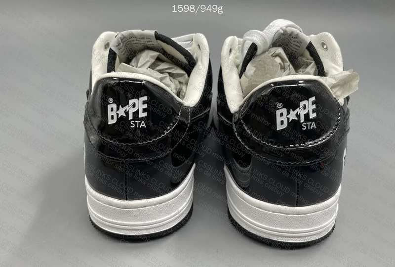 Bapesta black/white 2