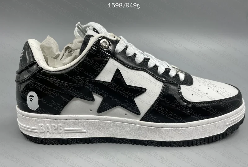 Bapesta black/white 3