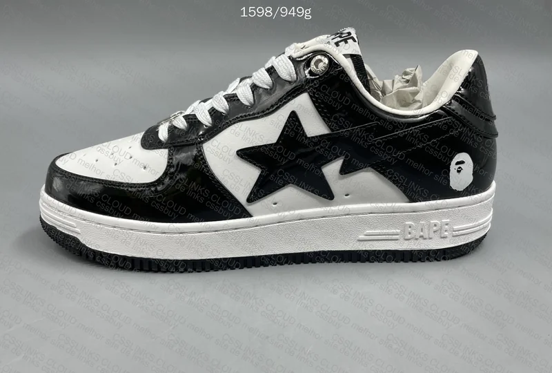 Bapesta black/white 5