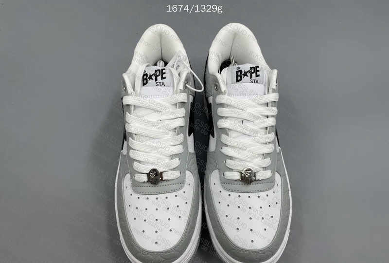 Bapesta Gray Black