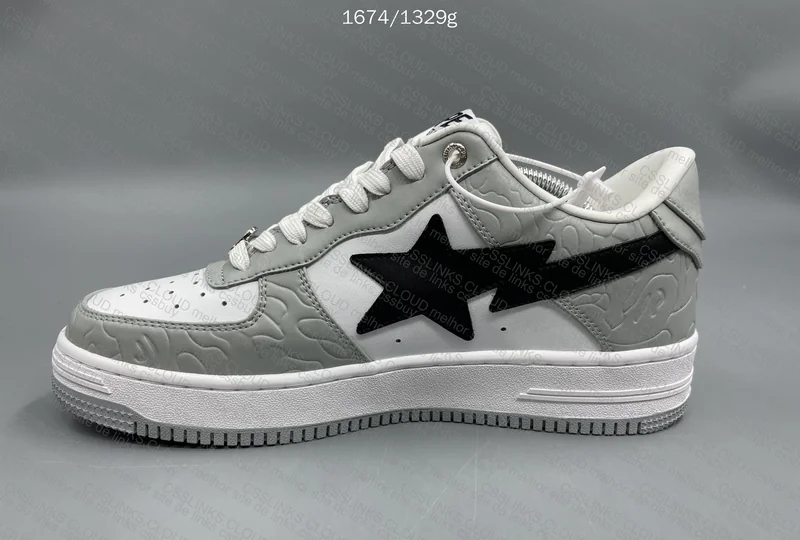 Bapesta Gray Black 5