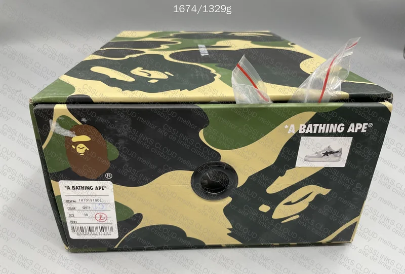 Bapesta Gray Black 9