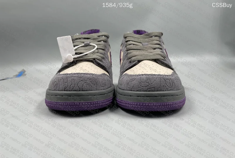 Bapesta grey purple 2