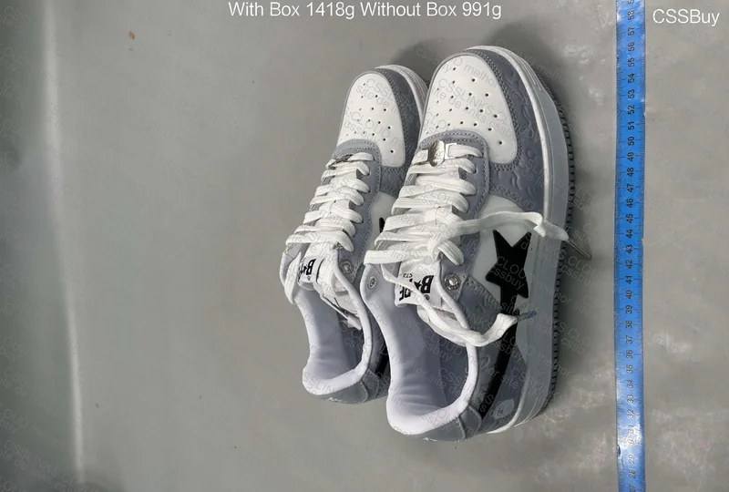 Bapesta Low M2 White Grey