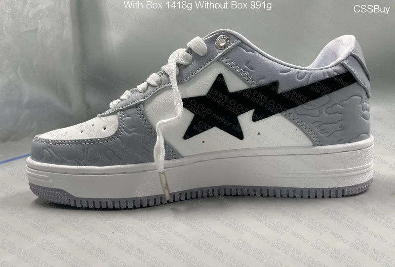 Bapesta Low M2 White Grey 5
