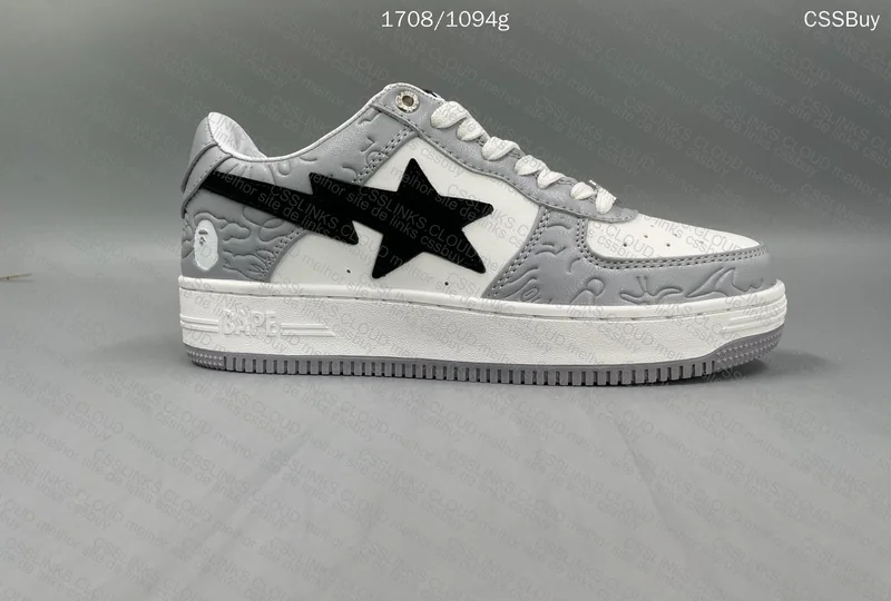 Bapesta Low M2 White Grey (HELP NO QC) 4