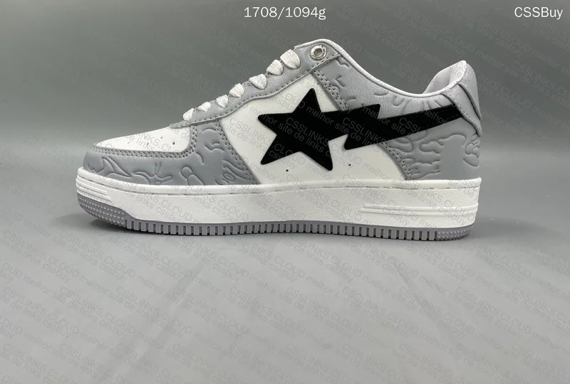 Bapesta Low M2 White Grey (HELP NO QC) 5