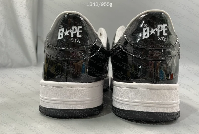 Bapesta Black with White 4