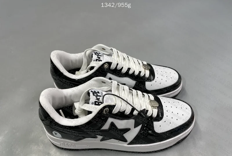 Bapesta Black with White 5