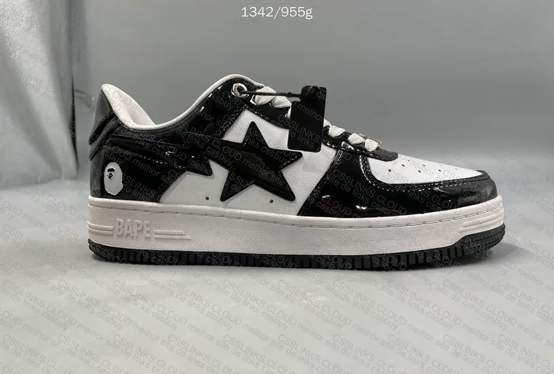 Bapesta Black with White 7
