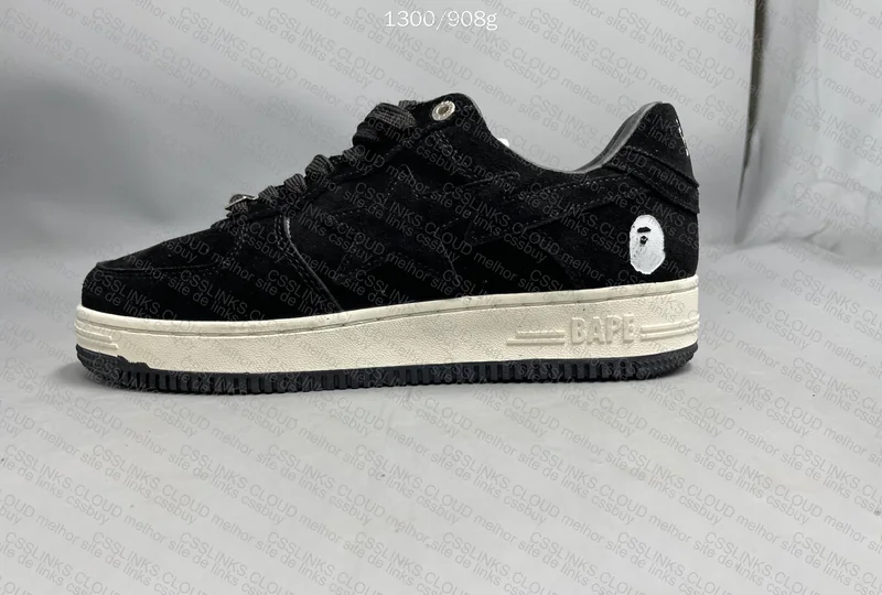 Bapesta Suede Black 3