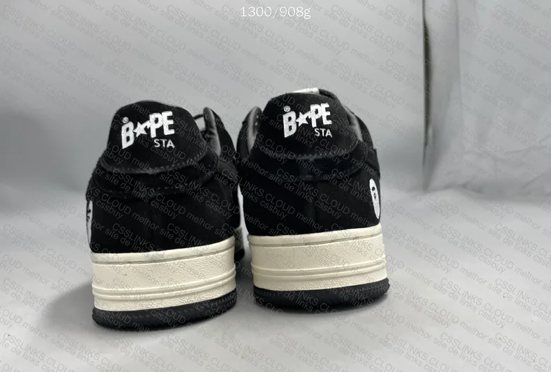 Bapesta Suede Black 5