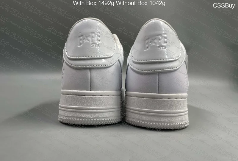 bapesta triple white 4