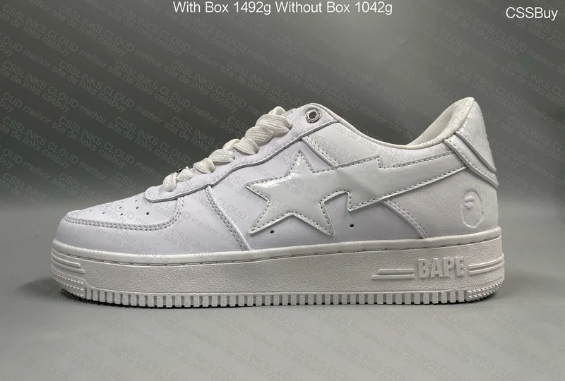 bapesta triple white 7