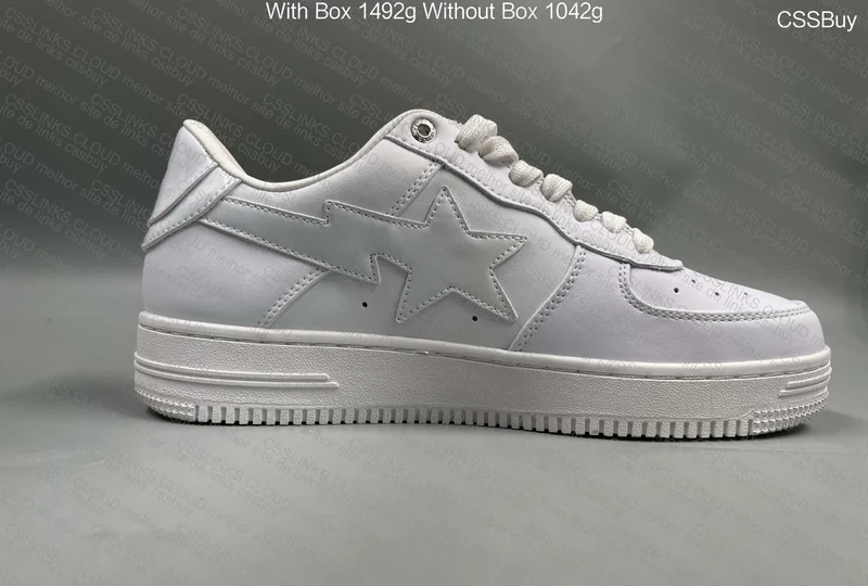 bapesta triple white 8
