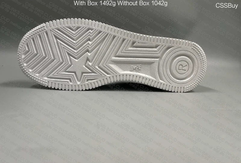 bapesta triple white 9